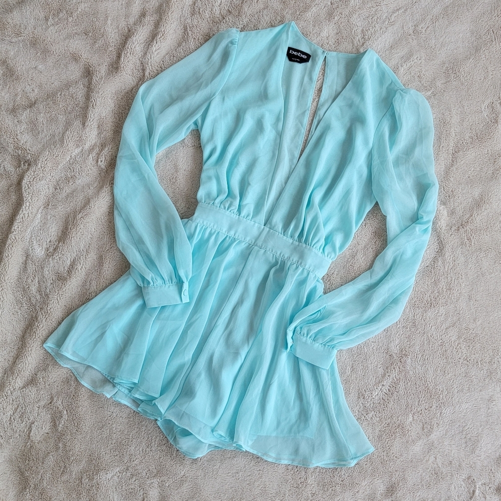 Bebe blue romper